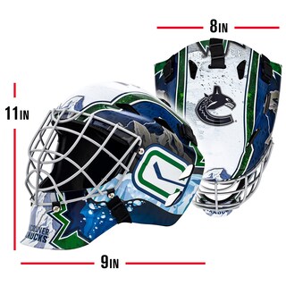 Foto 2 | Foto 2 | Mascarilla Facial De Portero Franklin Sports Vancouver Canucks Nhl - Venta Internacional.
