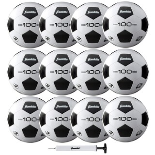 Foto 1 | Foto 1 | Balones De Fútbol Franklin Sports F-100 Para Jóvenes, Talla 3, Paquete De 12 Con Bomba - Venta Internacional.