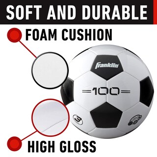Foto 2 | Foto 2 | Balones De Fútbol Franklin Sports F-100 Para Jóvenes, Talla 3, Paquete De 12 Con Bomba - Venta Internacional.