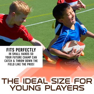 Foto 6 | Foto 6 | Fútbol Americano Franklin Sports Nfl Cleveland Browns De Goma, 8.5 Pulgadas - Venta Internacional.