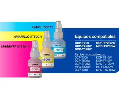 Foto 3 | Foto 3 | Kit de Tinta Brother Btd60bk Bt5001y Bt5001m Bt5001c 6500ngo/5000color