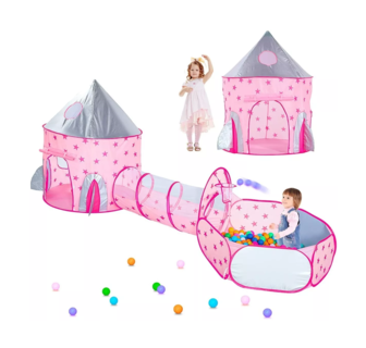 Foto 3 | Foto 3 | Castillo de Juguete Nayumi Rosa Infantil