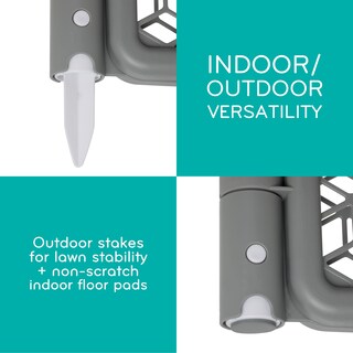 Foto 5 | Foto 5 | Play Space Evenflo, Versátil, 6 Paneles Ajustables (gris Frío) - Venta Internacional.