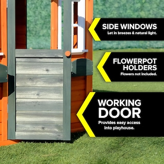Foto 2 | Foto 2 | Casa de Juguete Wooden Playhouse Sportspower - Venta Internacional