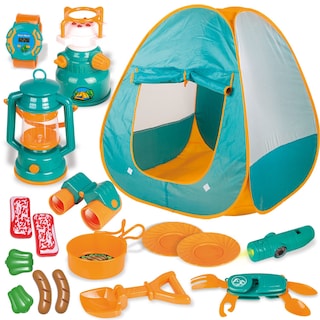 Foto 1 | Foto 1 | Tienda De Campaña Fun Little Toys Desplegable Con Equipo De Campamento Para Niños - Venta Internacional.