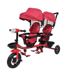 Foto 1 | Foto 1 | Triciclo Doble Genérico Tek2029 color Rojo