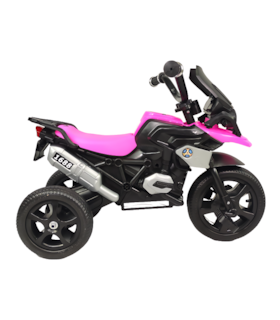Foto 2 | Foto 2 | Triciclo Infantil Genérico 1688-2023 color Rosa con Diseño de Moto y Luz Frontal