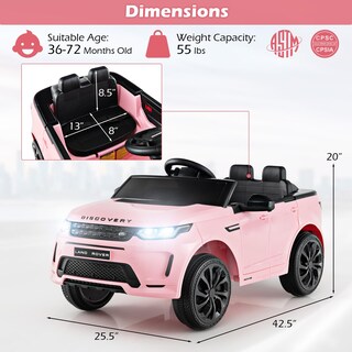 Foto 6 | Foto 6 | Coche Para Niños Con Licencia De Costzon, Land Rover De 12 V Con Mando A Distancia - Venta Internacional.