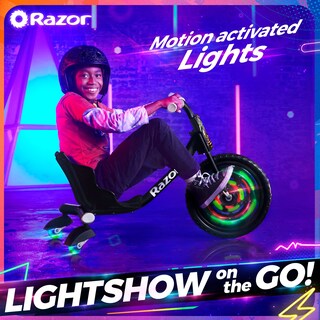 Foto 3 | Foto 3 | Trike Razor Riprider 360 Lightshow Con Ruedas Traseras Para Niños De 5 Años O Más - Venta Internacional.