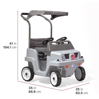 Foto 3 | Foto 3 | Suv Push Car Step2 Side-by-side Push Around Para Niños, Color Gris - Venta Internacional.