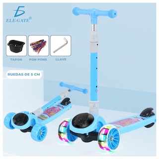 Foto 4 | Foto 4 | Scooter Infantil Elegate Montable con Luces Led Rosa