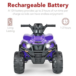 Foto 5 | Foto 5 | Atv Eléctrico Ride-on Best Choice Products 12 V Para Niños, Color Morado - Venta Internacional.