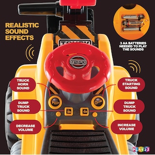Foto 4 | Foto 4 | Tractores De Juguete Ride On Excavator Con Música Para Niños Con Casco - Venta Internacional.