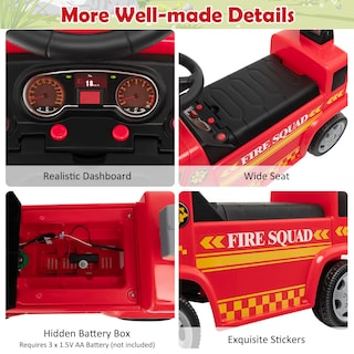 Foto 7 | Foto 7 | Camión De Bomberos Costzon Kids Con Forma De Escalera Para Hacer Burbujas, 18-36 - Venta Internacional.