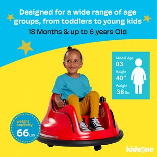 Foto 5 | Foto 5 | Coche Eléctrico Ride On Bumper Kidzone de 12 V Y 2 Velocidades para Niños de 1,5 A 6 - Venta Internacional