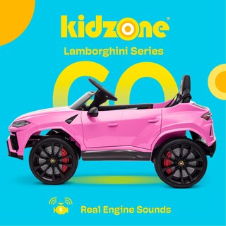 Foto 2 | Foto 2 | Ride On Car Kidzone Lamborghini Urus 12 V Eléctrico Rosa Con Mando A Distancia - Venta Internacional.
