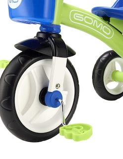 Foto 2 | Foto 2 | Triciclo para Niños Multifuncional Azul con Bastón de Empuje