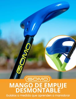 Foto 6 | Foto 6 | Triciclo para Niños Multifuncional Azul con Bastón de Empuje