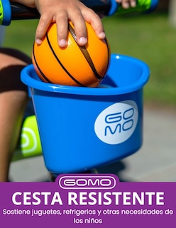 Foto 7 | Foto 7 | Triciclo para Niños Multifuncional Azul con Bastón de Empuje