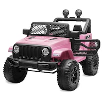 Coche Eléctrico Para Niños Ride On Truck Kidzone Con Batería De 12 V, Color Rosa - Venta Internacional.