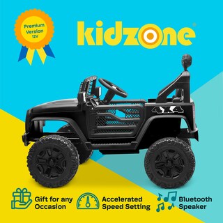 Foto 2 | Foto 2 | Coche Eléctrico Para Niños Ride On Truck Kidzone Con Batería De 12 V, Color Negro - Venta Internacional.