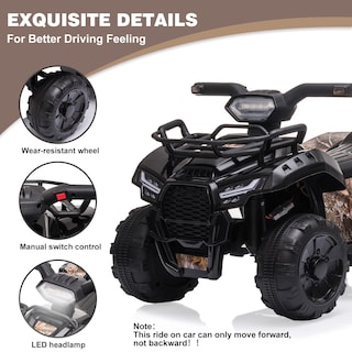 Foto 2 | Foto 2 | Atv Quad Eléctrico Para Niños De 6 V Con Faros Delanteros, Mp3, Usb De 18 A 36 Meses - Venta Internacional.
