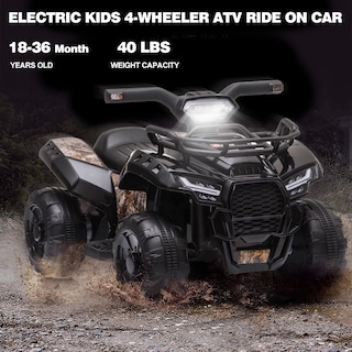 Foto 3 | Foto 3 | Atv Quad Eléctrico Para Niños De 6 V Con Faros Delanteros, Mp3, Usb De 18 A 36 Meses - Venta Internacional.