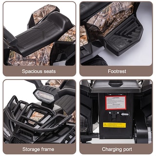 Foto 4 | Foto 4 | Atv Quad Eléctrico Para Niños De 6 V Con Faros Delanteros, Mp3, Usb De 18 A 36 Meses - Venta Internacional.