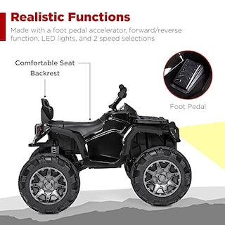 Foto 5 | Foto 5 | Atv Eléctrico Para Niños Best Choice Products De 12 V Con Bluetooth - Venta Internacional.