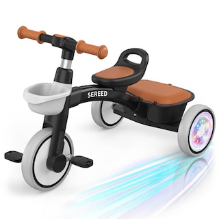 Foto 1 | Foto 1 | Triciclo Sereed Para Niños Pequeños Con Iluminación Colorida De 2 A 5 Años, Color Negro - Venta Internacional.