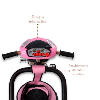 Foto 6 | Foto 6 | Triciclo Premium Con Empuje Capitonado Y Sonido Noni Is-x1