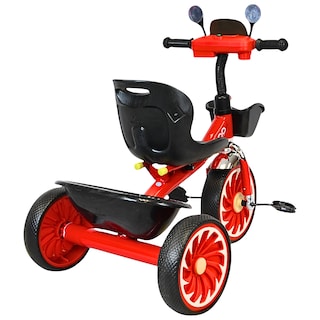 Foto 6 | Foto 6 | Triciclo Para Niños Torreta Con Luz Y Sonido Ruedas De Eva Apto A Partir De 2 Años Soporta Hasta 20 Kg - Rojo