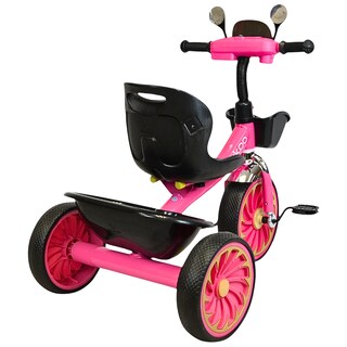 Foto 6 | Foto 6 | Triciclo Para Niños Torreta Con Luz Y Sonido Ruedas De Eva Apto A Partir De 2 Años Soporta Hasta 20 Kg - Rosa