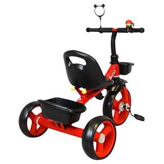 Foto 6 | Foto 6 | Triciclo Para Niños Con Timbre Ruedas De Eva Canastas Trasera Y Delantera Apto A Partir De 2 Años Soporta Hasta 20 Kg - Rojo