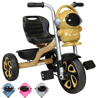 Foto 1 | Foto 1 | Triciclo Para Niños Astronauta Con Luz Sonido Ruedas De Eva Y Canasta Trasera Apto A Partir De 2 Años Soporta Hasta 20 Kg Dorado