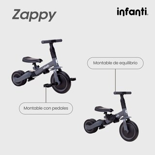 Foto 5 | Foto 5 | Infanti Triciclo Evolutivo 5 En 1 Zappy Con Barra De Empuje