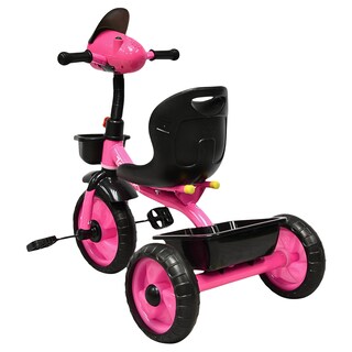 Foto 6 | Foto 6 | Triciclo Para Niños Torreta Con Luz Y Sonido Ruedas De Eva Apto A Partir De 2 Años Soporta Hasta 20 Kg - Rosa