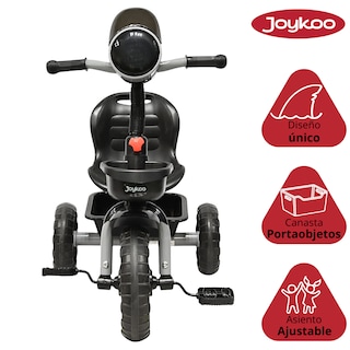 Foto 3 | Foto 3 | Triciclo Para Niños Torreta Con Luz Y Sonido Ruedas De Eva Apto A Partir De 2 Años Soporta Hasta 20 Kg - Gris