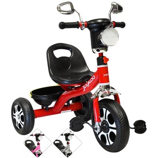 Foto 1 | Foto 1 | Triciclo Para Niños Faro Con Luz Y Sonido Espejos Ruedas De Eva Apto A Partir De 2 Años - Rojo