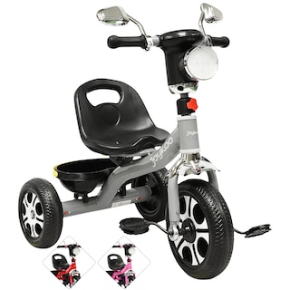 Foto 1 | Foto 1 | Triciclo Para Niños Faro Con Luz Y Sonido Espejos Ruedas De Eva Apto A Partir De 2 Años - Gris