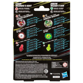 Foto 4 | Foto 4 | Set Battling Top Beyblade X Chain Incendio 5-60ht Y Arrow Wizard 4-60n Para Niños Y Niñas De 8 Años - Venta Internacional.