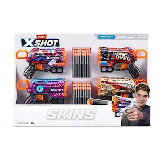 Foto 1 | Foto 1 | Lanzador de Dardos de Juguete Xshot Skins Menace 24 Dardos