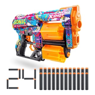 Foto 1 | Foto 1 | Blaster X-shot Skins Dread Sonic Robotnik Con 24 Dardos Zuru - Venta Internacional.