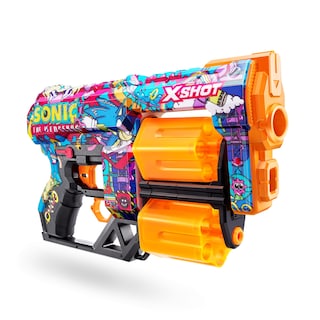 Foto 2 | Foto 2 | Blaster X-shot Skins Dread Sonic Robotnik Con 24 Dardos Zuru - Venta Internacional.
