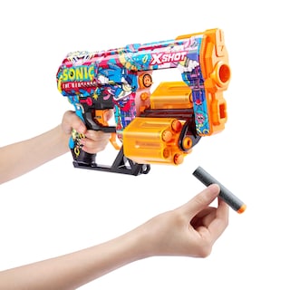 Foto 4 | Foto 4 | Blaster X-shot Skins Dread Sonic Robotnik Con 24 Dardos Zuru - Venta Internacional.