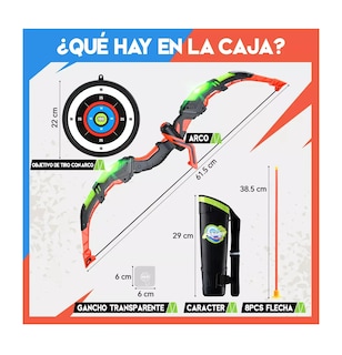 Foto 5 | Foto 5 | Set Arco Luces 8 Flechas Multicolor
