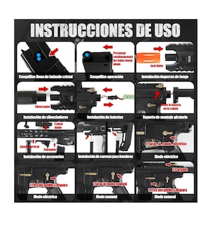 Foto 5 | Foto 5 | Pistola Hidrogel Lanzador Juguete Negro