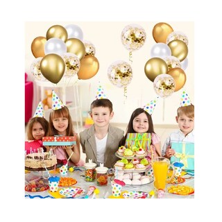 Foto 2 | Foto 2 | Kit de 60 Globos de Látex Dorados para Decoración de Fiestas de 12\