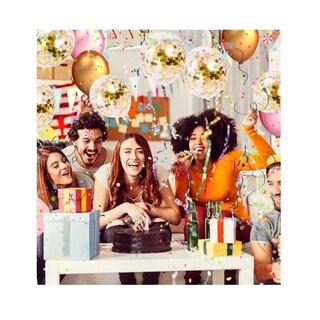 Foto 3 | Foto 3 | Kit de 60 Globos de Látex Dorados para Decoración de Fiestas de 12\