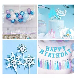 Foto 5 | Foto 5 | Decoración de Cumpleaños de Frozen para Niñas con Globos